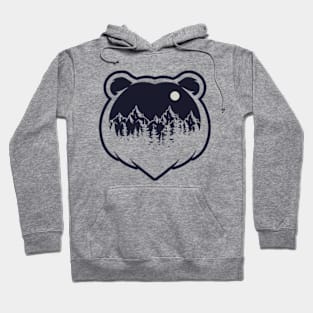 Bear Illustration Hoodie